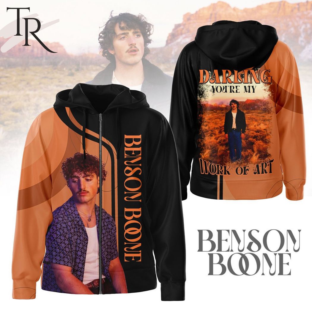 Benson Boone Darling You're My Work Of Art Hoodie