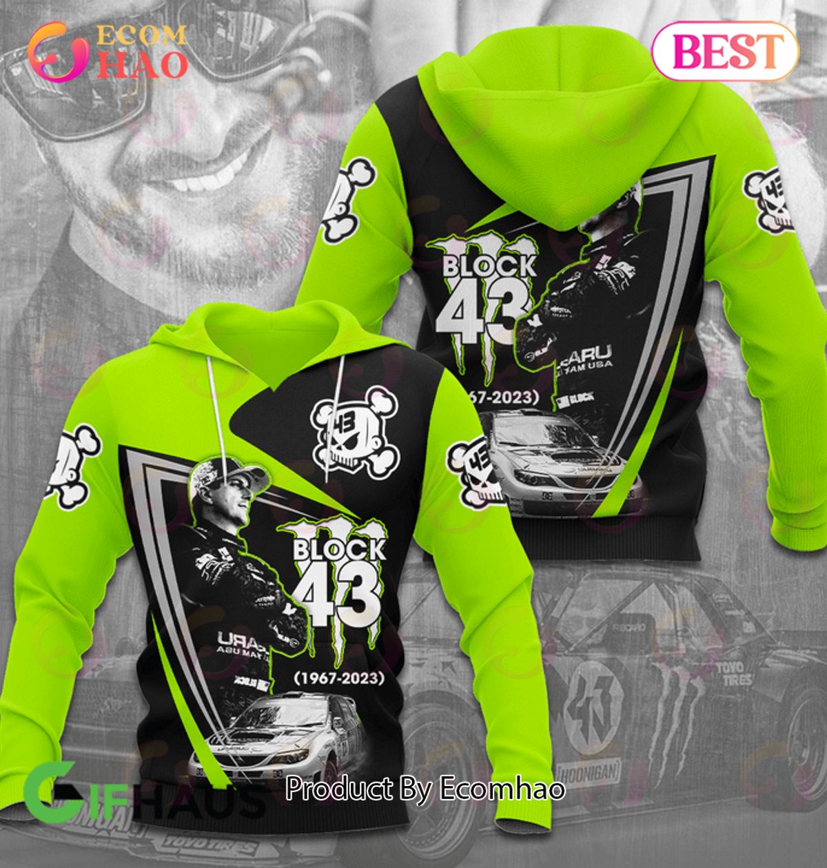 Block 43 1967 - 2023 Thank You For The Memories 3D Hoodie