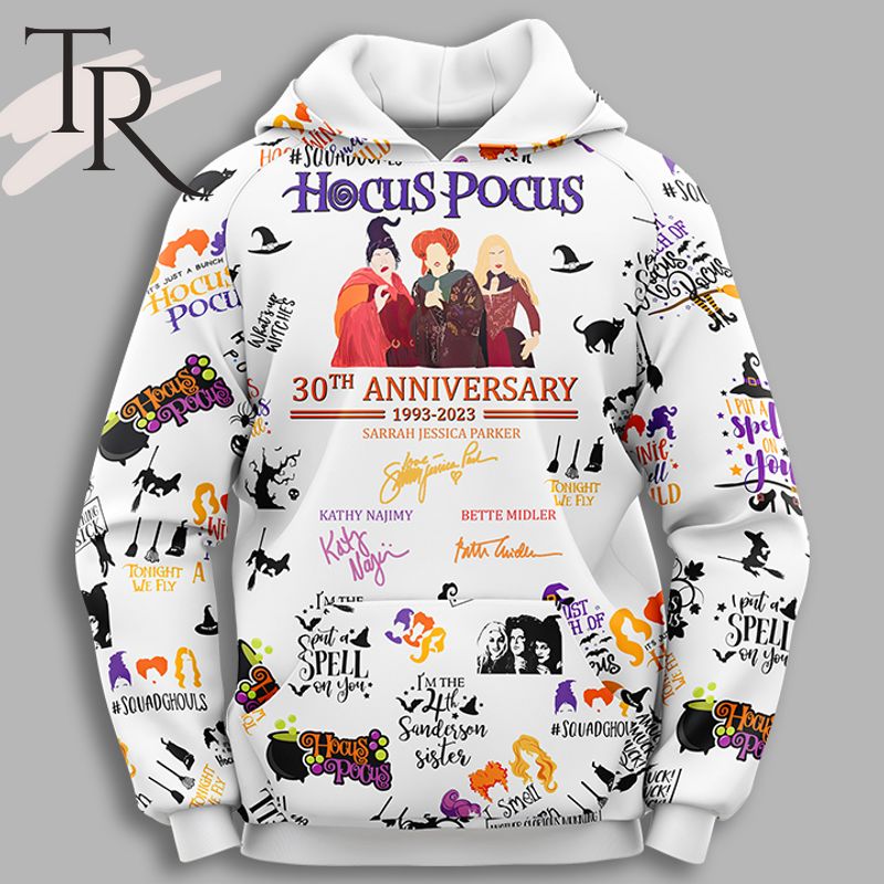 Hocus Pocus 30th Anniversary 1993 - 2023 Sarrah Jessica Parker 3D Unisex Hoodie