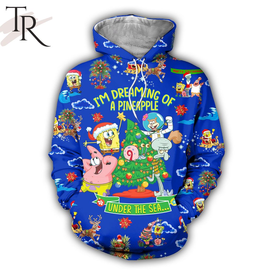 I'm Dreaming Of A Pineapple Under The Sea 3D Unisex Hoodie