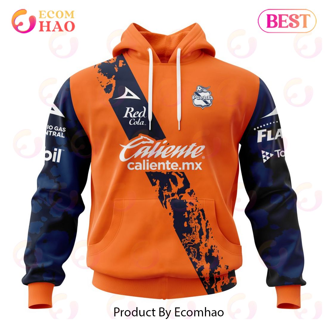 LIGA MX Club Puebla Away Kits 2022 2023 3D Hoodie