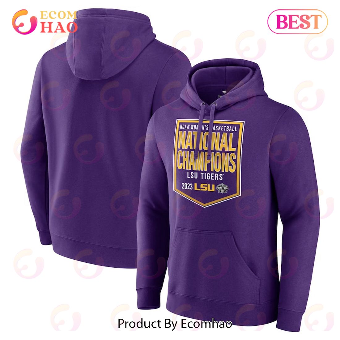 LSU Tigers 2023 NCAA Women's Basketball National Champions Hoodie