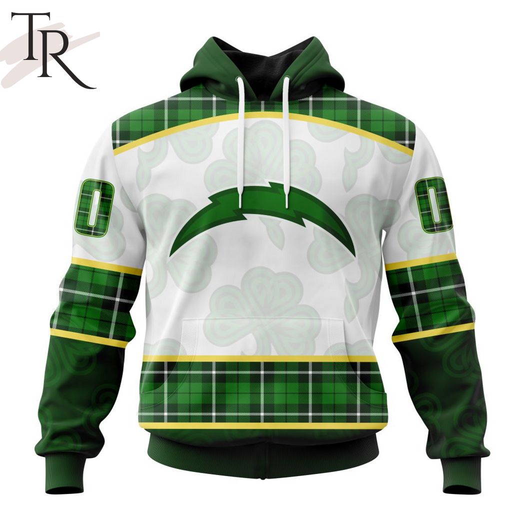 NFL Los Angeles Chargers Special Design For St. Patrick Day Hoodie