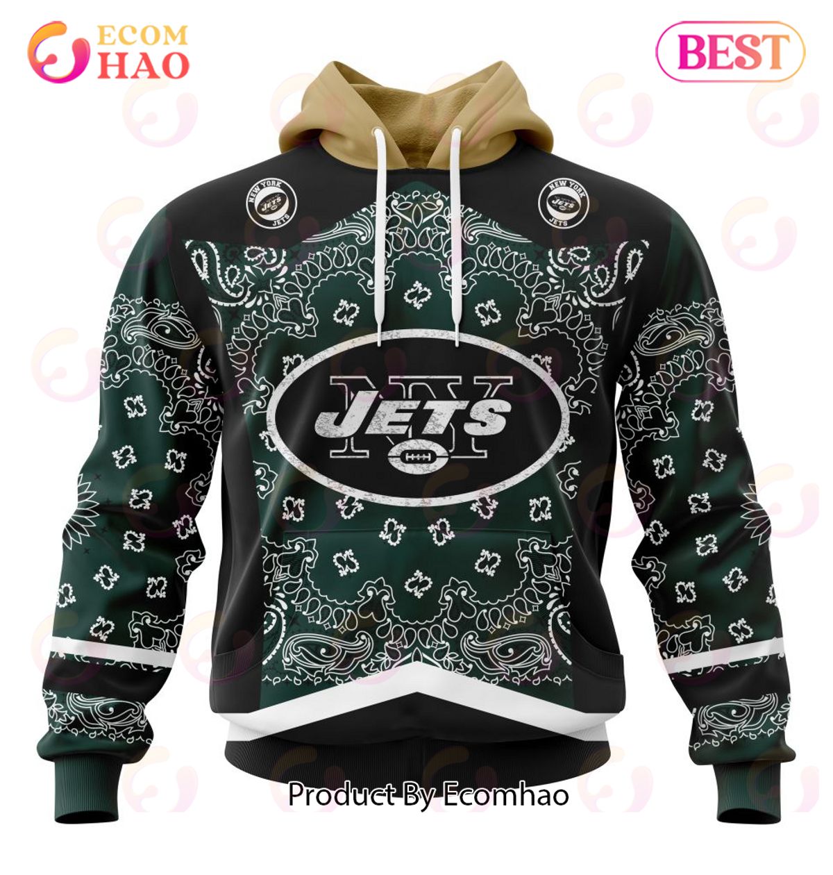 NFL New York Jets Specialized Unisex Kits In Classic Style 3D Hoodie