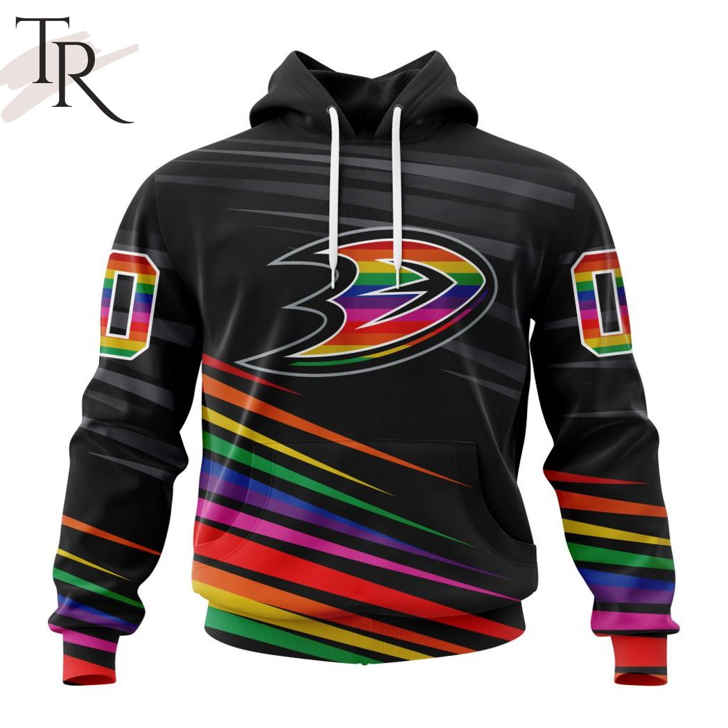 NHL Anaheim Ducks Special Pride Design Hockey Is For Everyone Hoodie