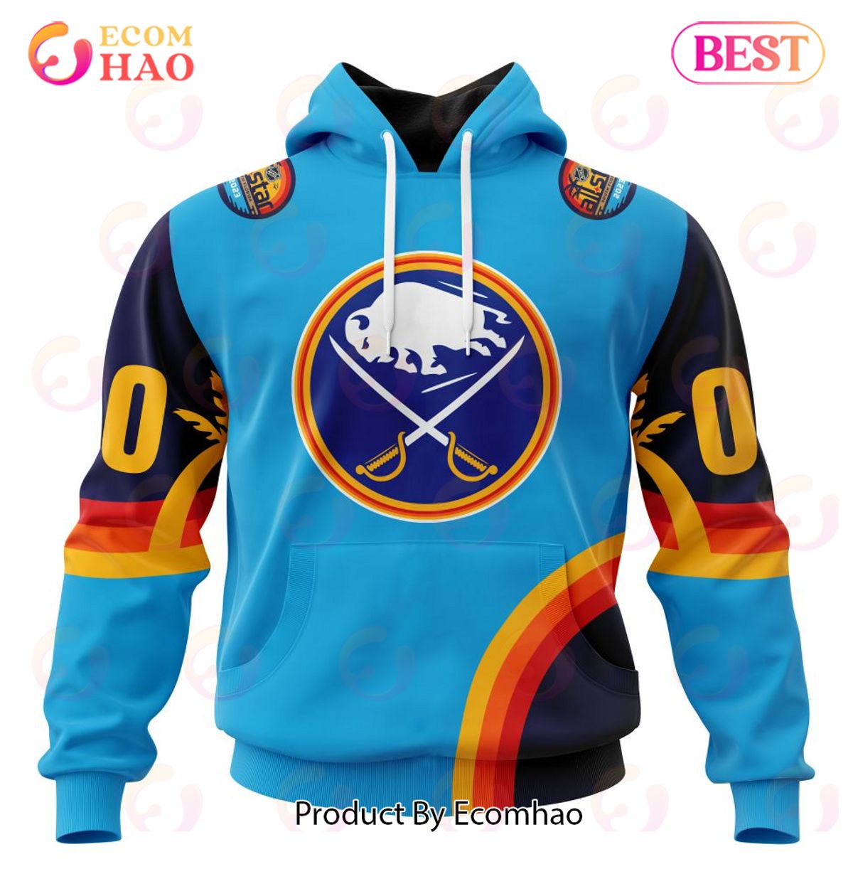 NHL Buffalo Sabres Special ALL Star Game Design With Atlantic Ocean 3D Hoodie