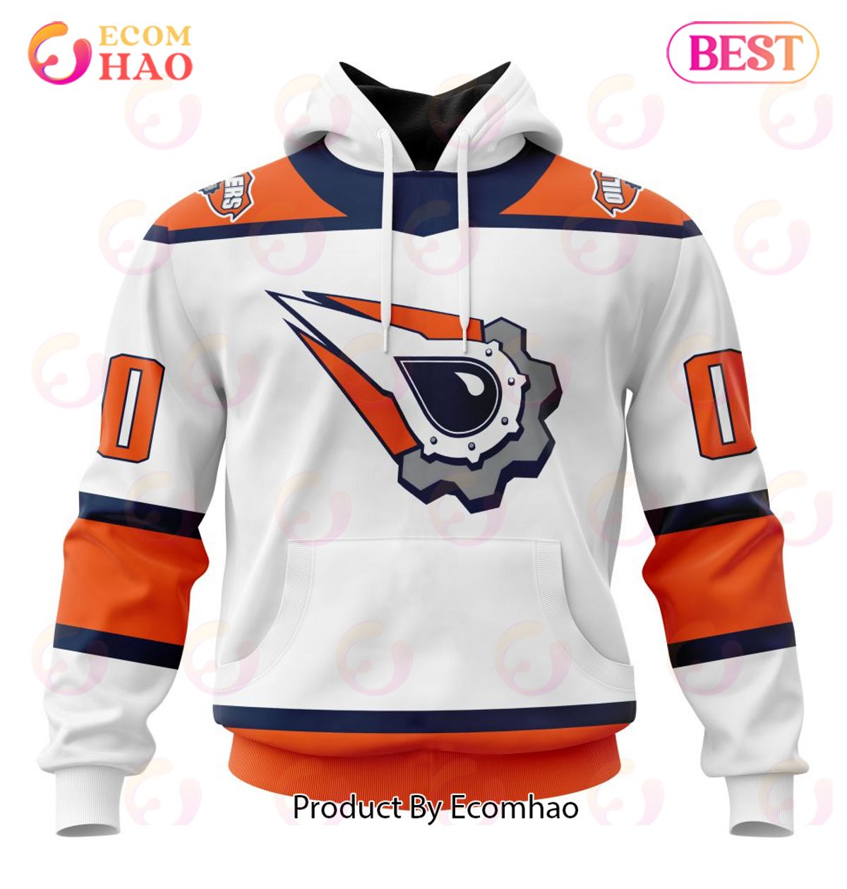NHL Edmonton Oilers Specialized Unisex Kits With Retro Concepts 3D Hoodie