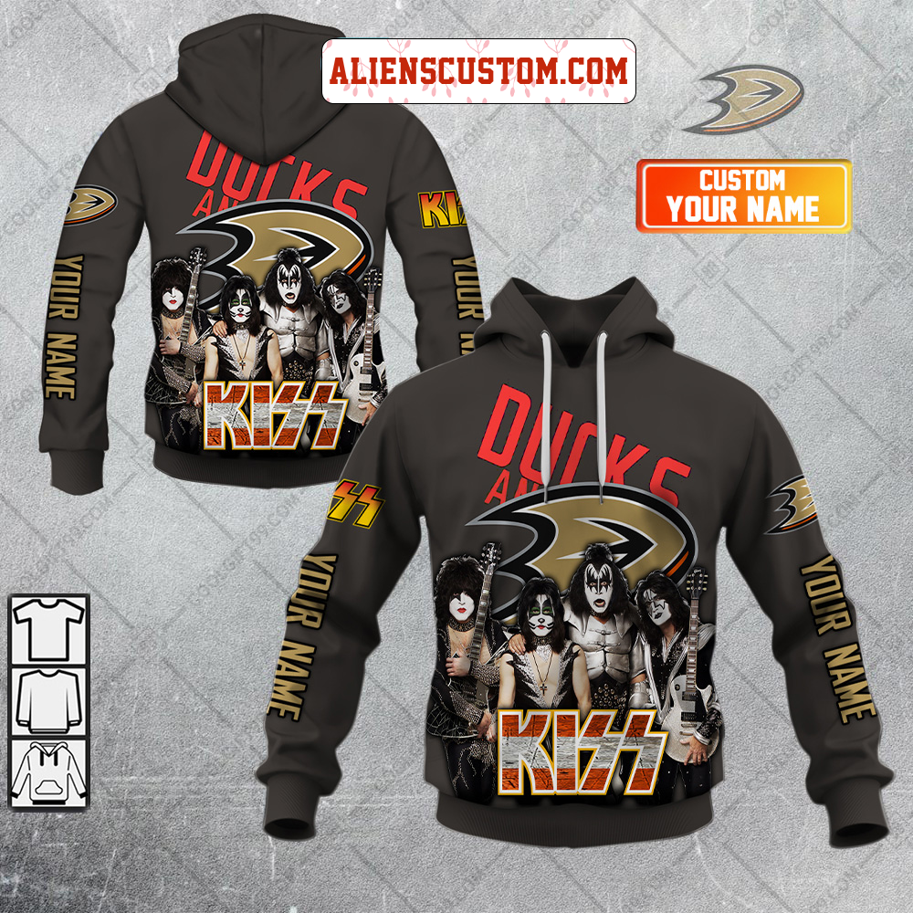 NHL New York Rangers Personalized Collab With Kiss Band Hoodie T Shirt