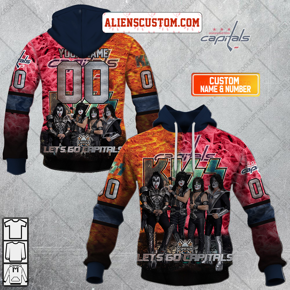 NHL New York Rangers Personalized Collab With Kiss Band Hoodie T Shirt