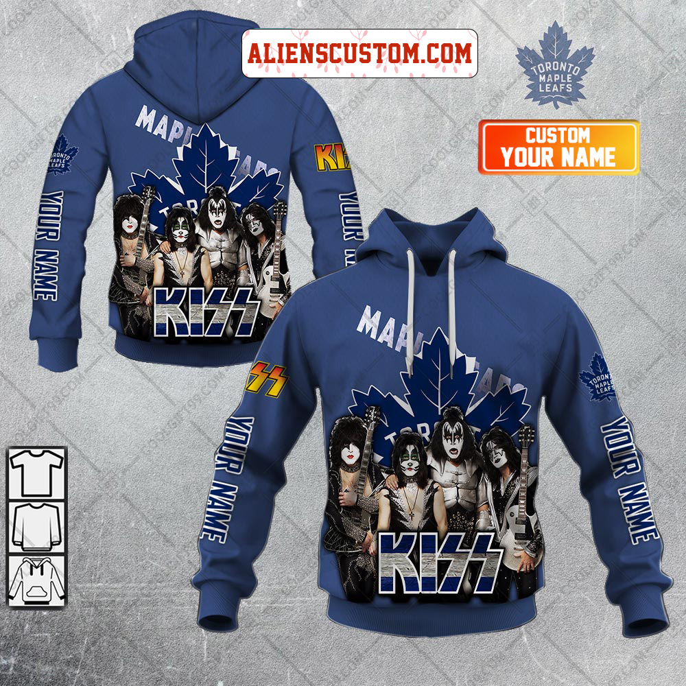 NHL New York Rangers Personalized Collab With Kiss Band Hoodie T Shirt