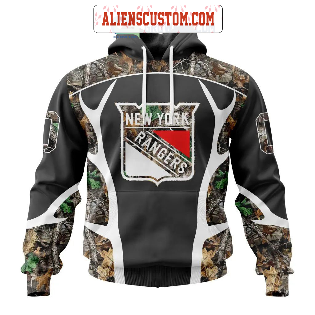 NHL New York Rangers Personalized Collab With Kiss Band Hoodie T Shirt