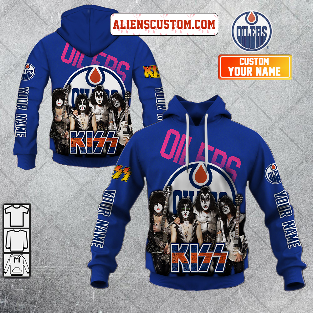 NHL New York Rangers Personalized Collab With Kiss Band Hoodie T Shirt