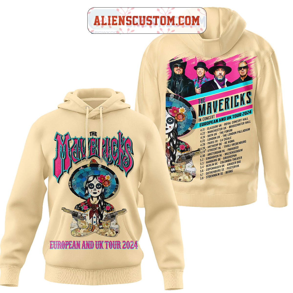 NHL New York Rangers Personalized Collab With Kiss Band Hoodie T Shirt