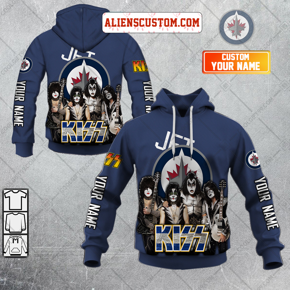 NHL New York Rangers Personalized Collab With Kiss Band Hoodie T Shirt