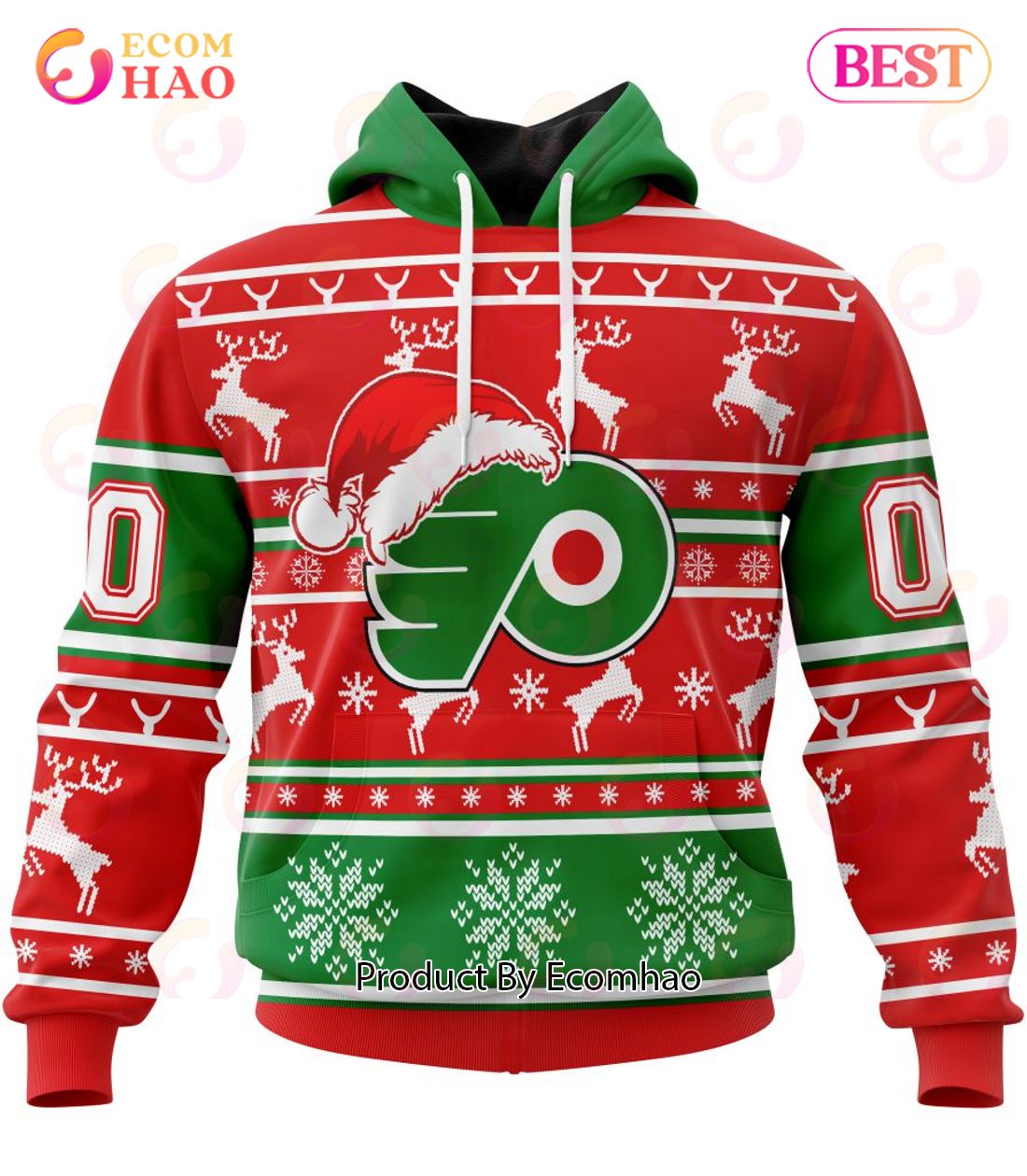 NHL Philadelphia Flyers Specialized Unisex Christmas Is Coming 3D Hoodie