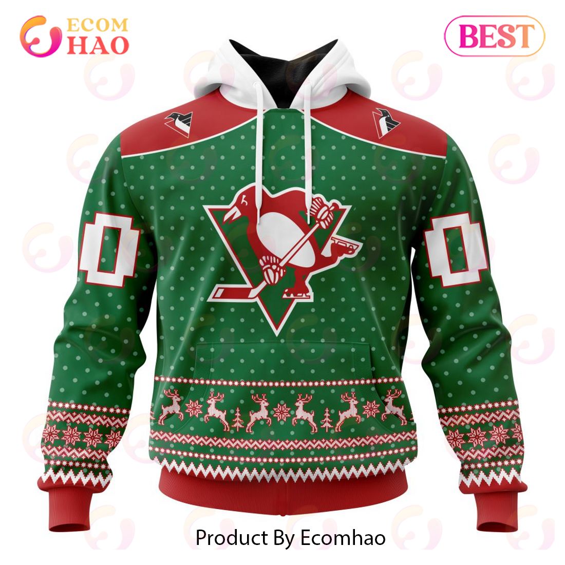 NHL Pittsburgh Penguins Special Christmas Apparel 3D Hoodie
