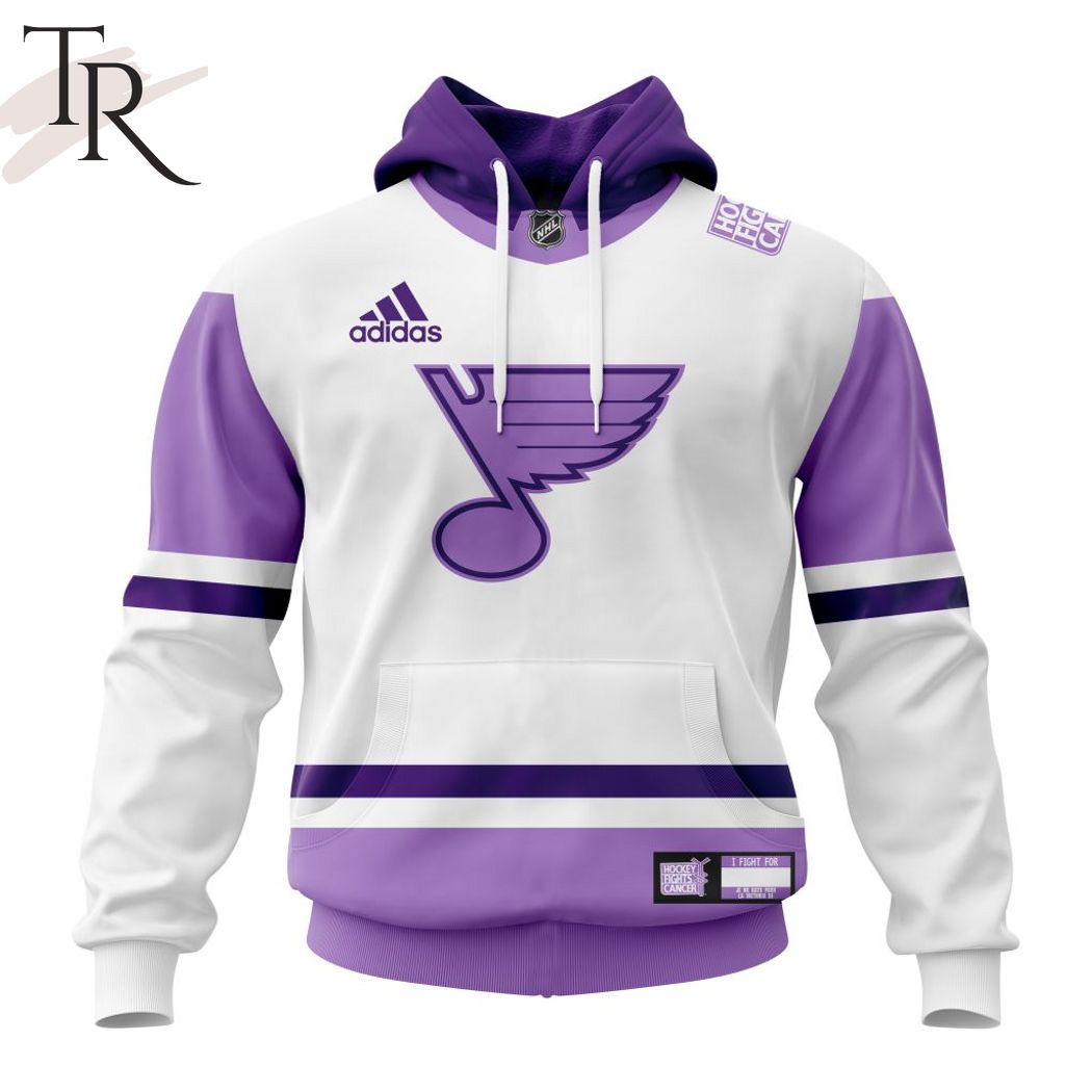 NHL St. Louis Blues Personalize 2023 Hockey Fight Cancer Hoodie