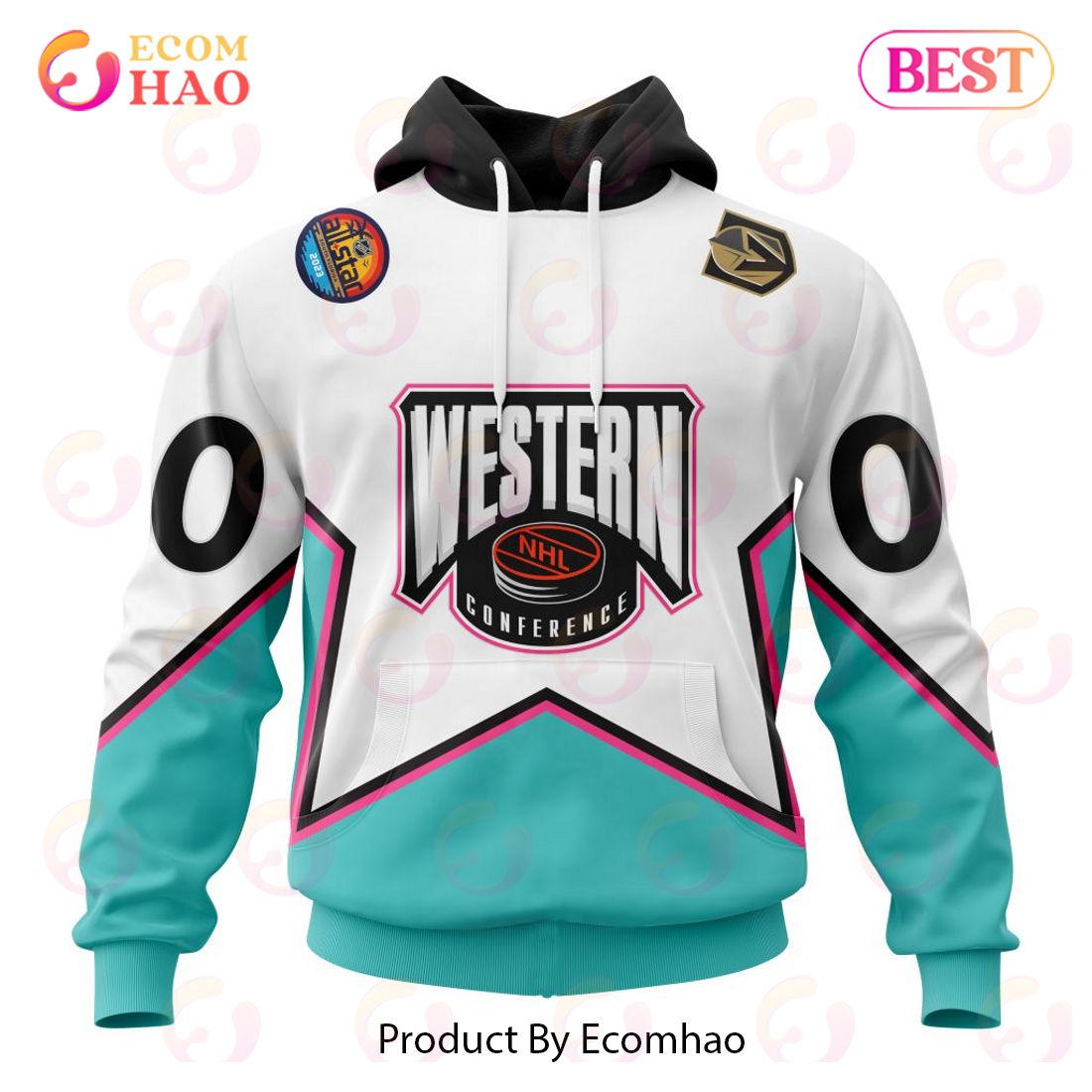 NHL Vegas Golden Knights All-Star Western Conference 3D Hoodie