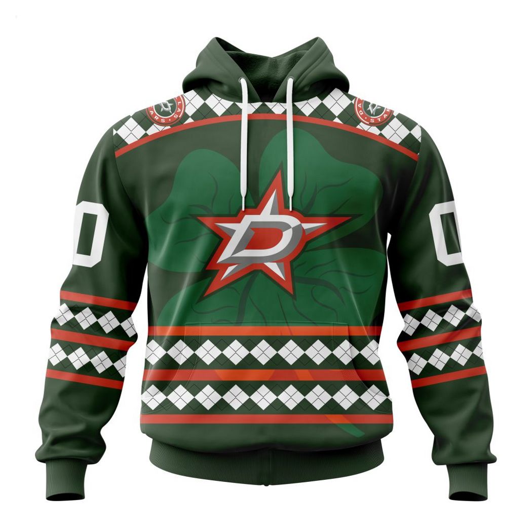Personalized NHL Dallas Stars Specialized Unisex Kits Hockey Celebrate St Patrick's Day Hoodie