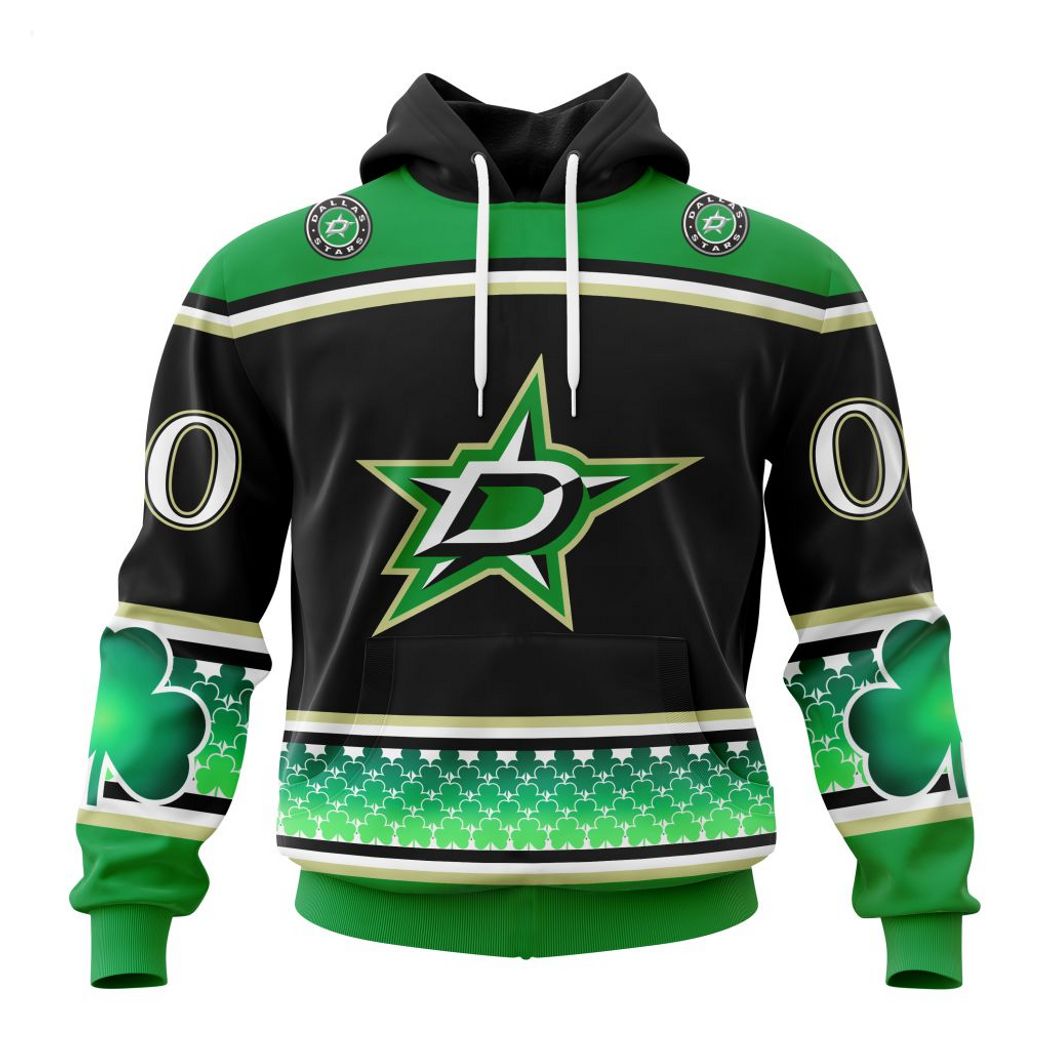 Personalized NHL Dallas Stars Specialized Unisex Kits Hockey Celebrate St Patrick's Day Hoodie
