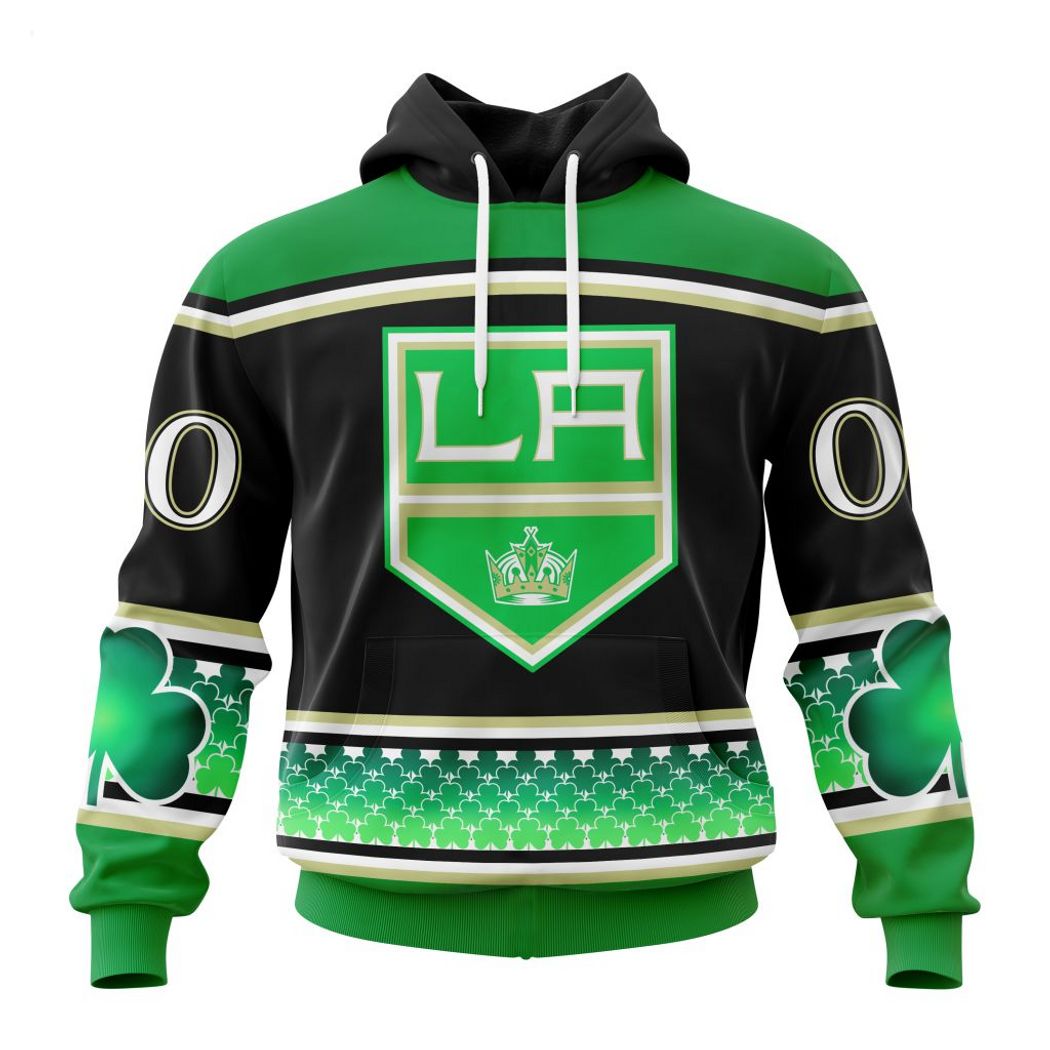 Personalized NHL Los Angeles Kings Specialized Hockey Celebrate St Patrick's Day Hoodie