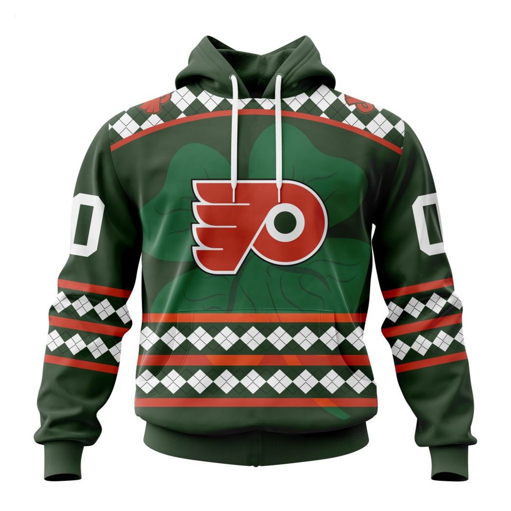 Personalized NHL Philadelphia Flyers Specialized Unisex Kits Hockey Celebrate St Patrick's Day Hoodie