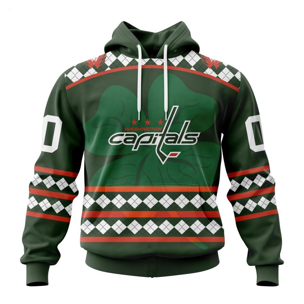 Personalized NHL Washington Unisex Kitsitals Specialized Unisex Kits Hockey Celebrate St Patrick's Day Hoodie