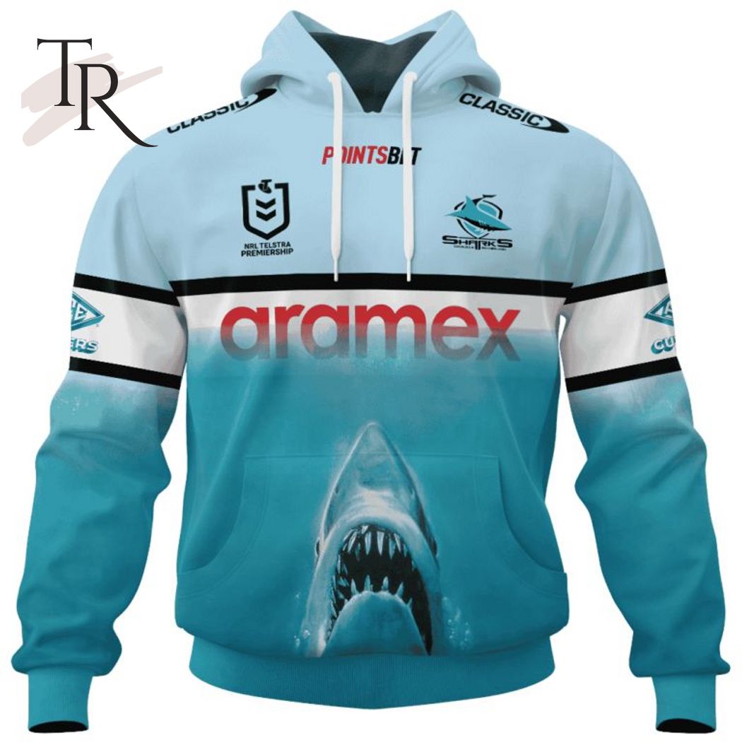 Personalized NRL Cronulla-Sutherland Sharks Special Design With Team's Signature Hoodie 3D
