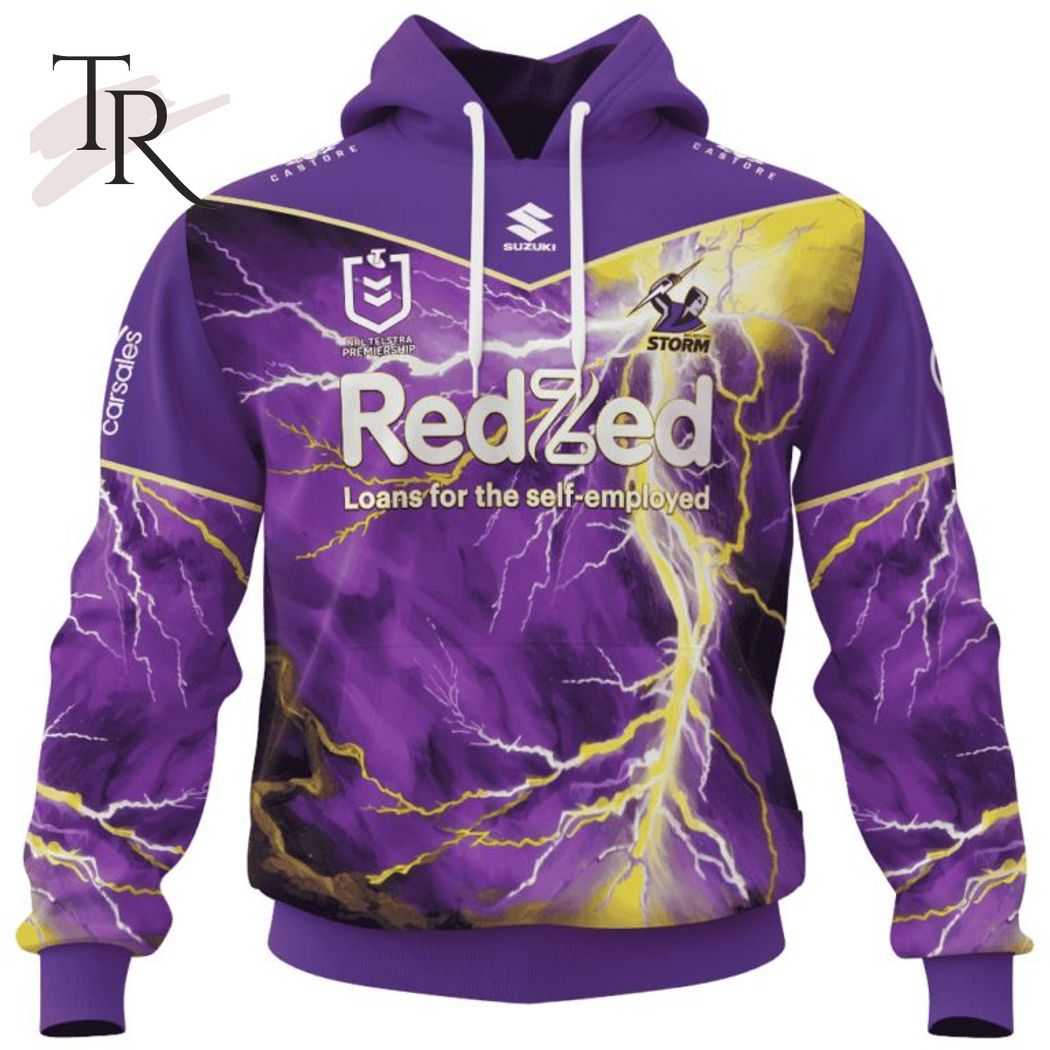 Personalized NRL Melbourne Storm Special Design With Team's Signature Hoodie 3D