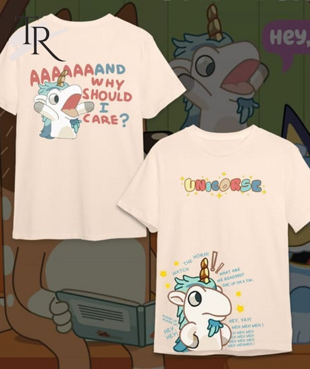 PREMIUM Unicorse AAAAAAAND Why Should I Care T-Shirt