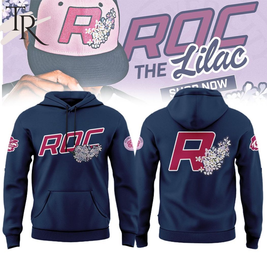 Rochester Red Wings Roc the Lilac Hoodie - Navy
