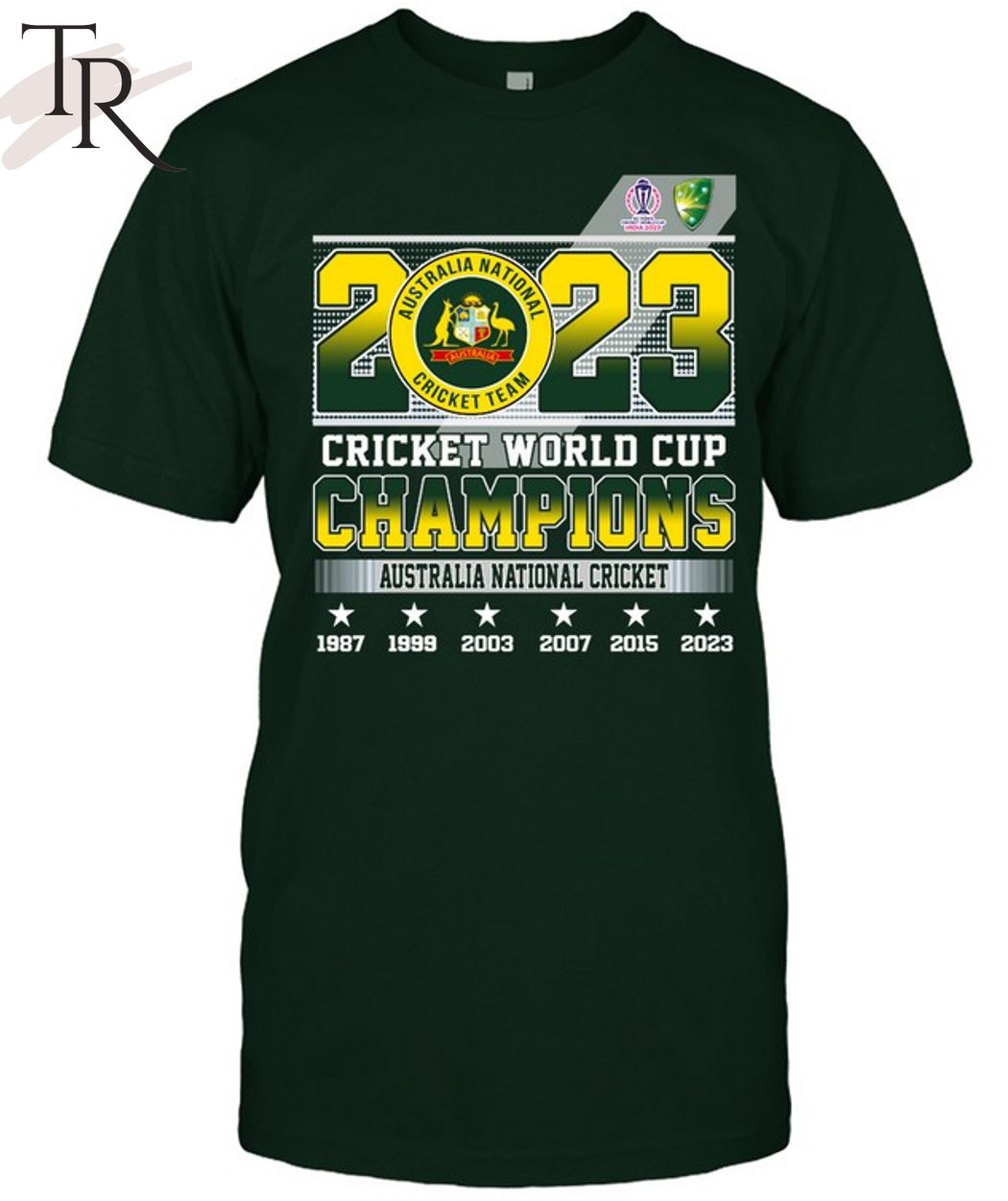 2023 Cricket World Cup Champions Australia National Cricket T-Shirt