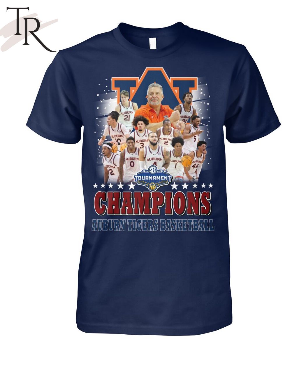2024 Tournament Champions Auburn Tigers Basketball T-Shirt