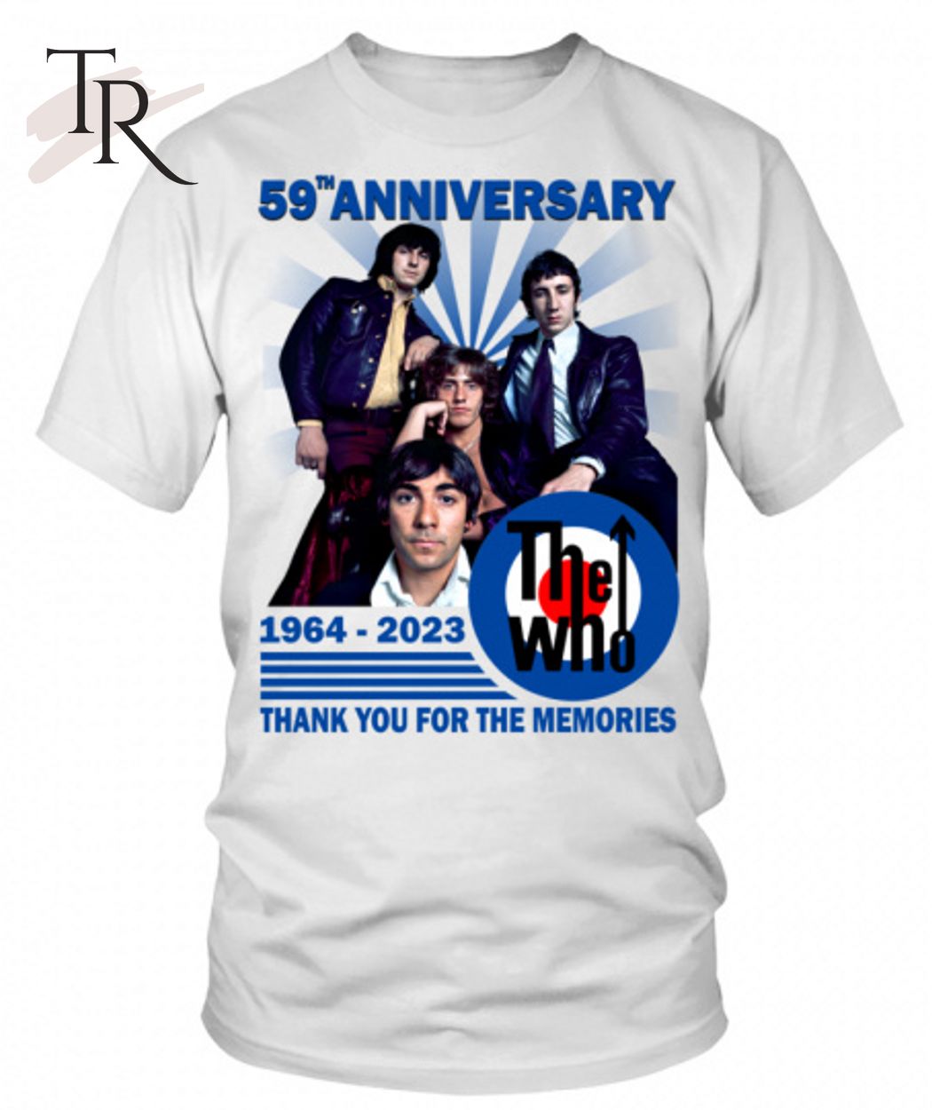 59th Anniversary 1964 - 2023 The WHO Thank You For The Memories T-Shirt