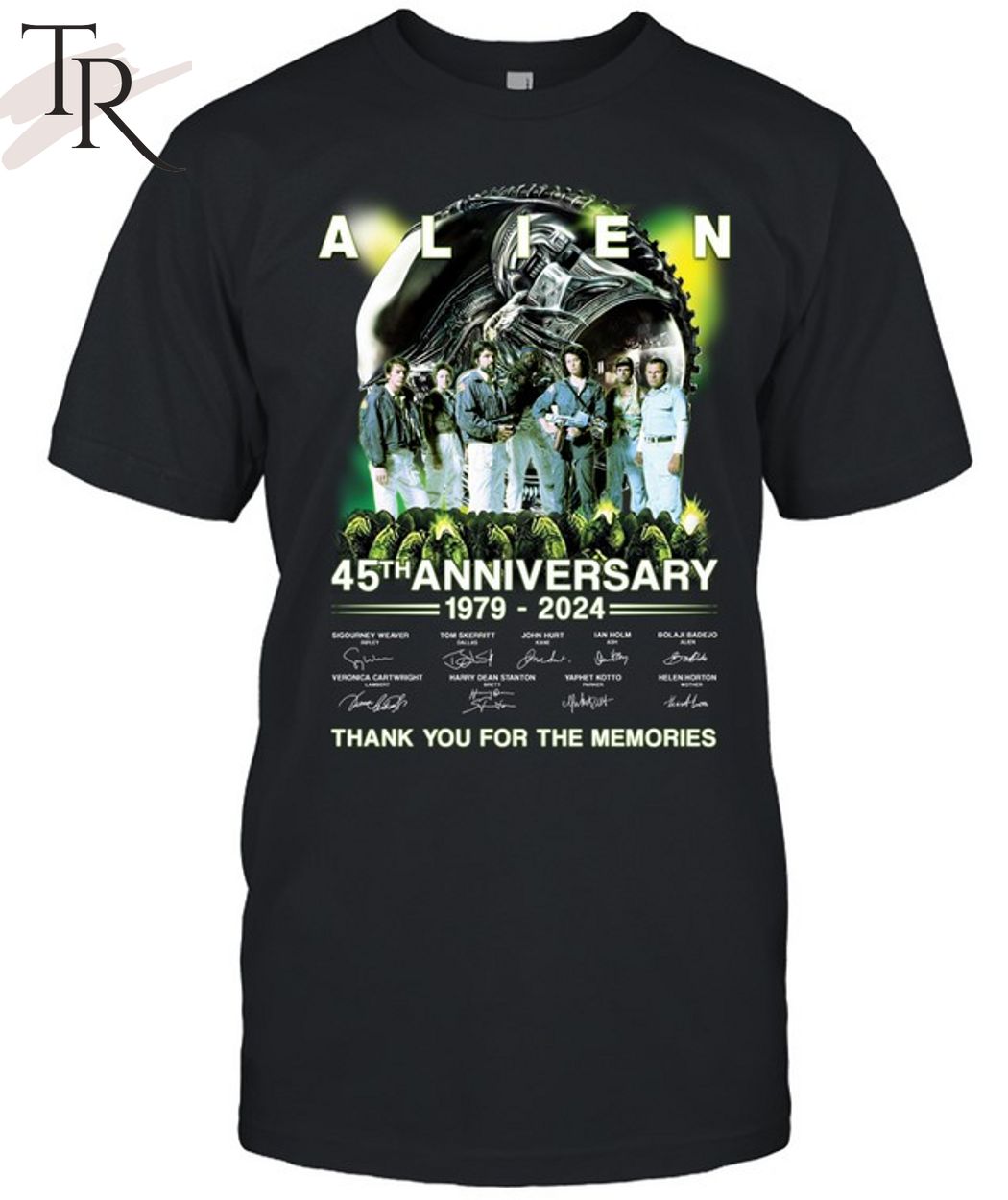 Ailen 45th Anniversary 1979-2024 Thank You For The Memories T-Shirt