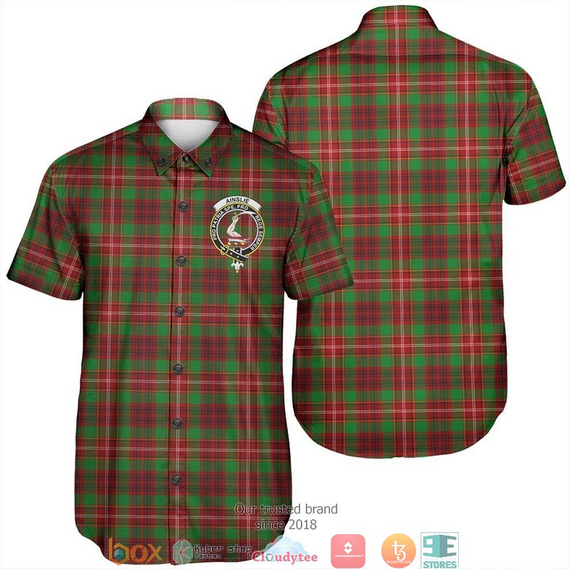 Sempill Modern Tartan Hawaiian Shirt main image 1