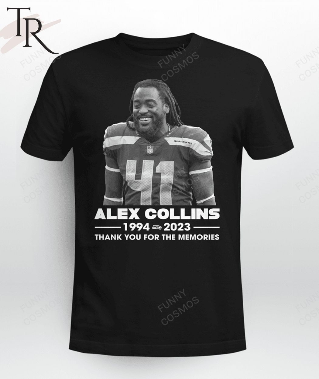 Alex Collins 1994 - 2023 Thank You For The Memories T-Shirt