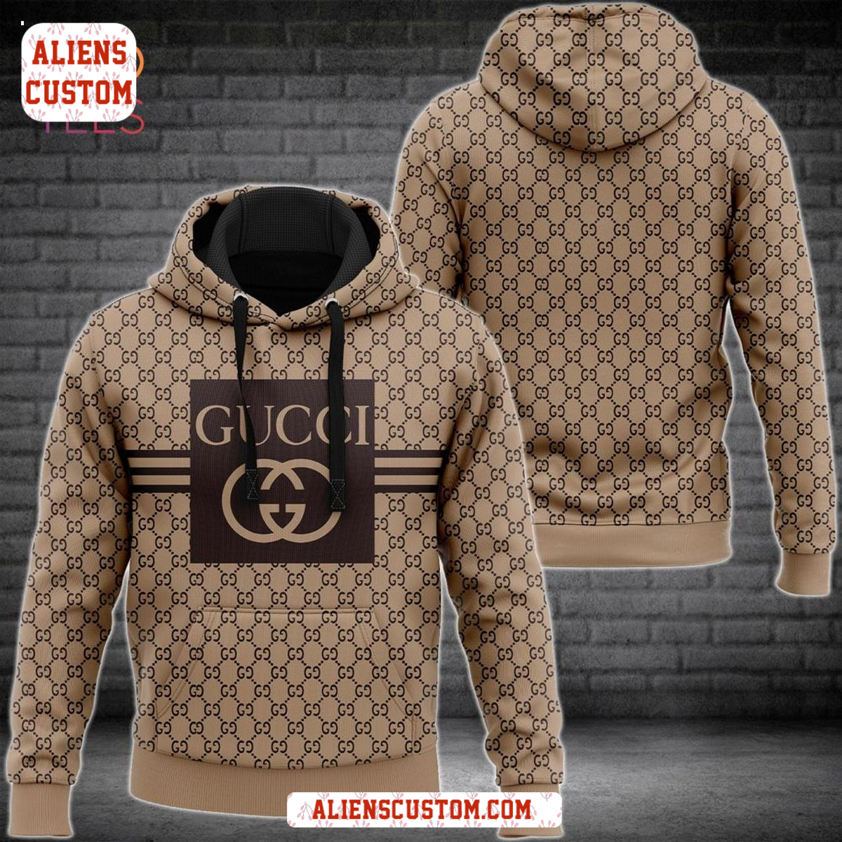 Alienscustom - HOT Gucci Luxury Brand Hoodie And Pants