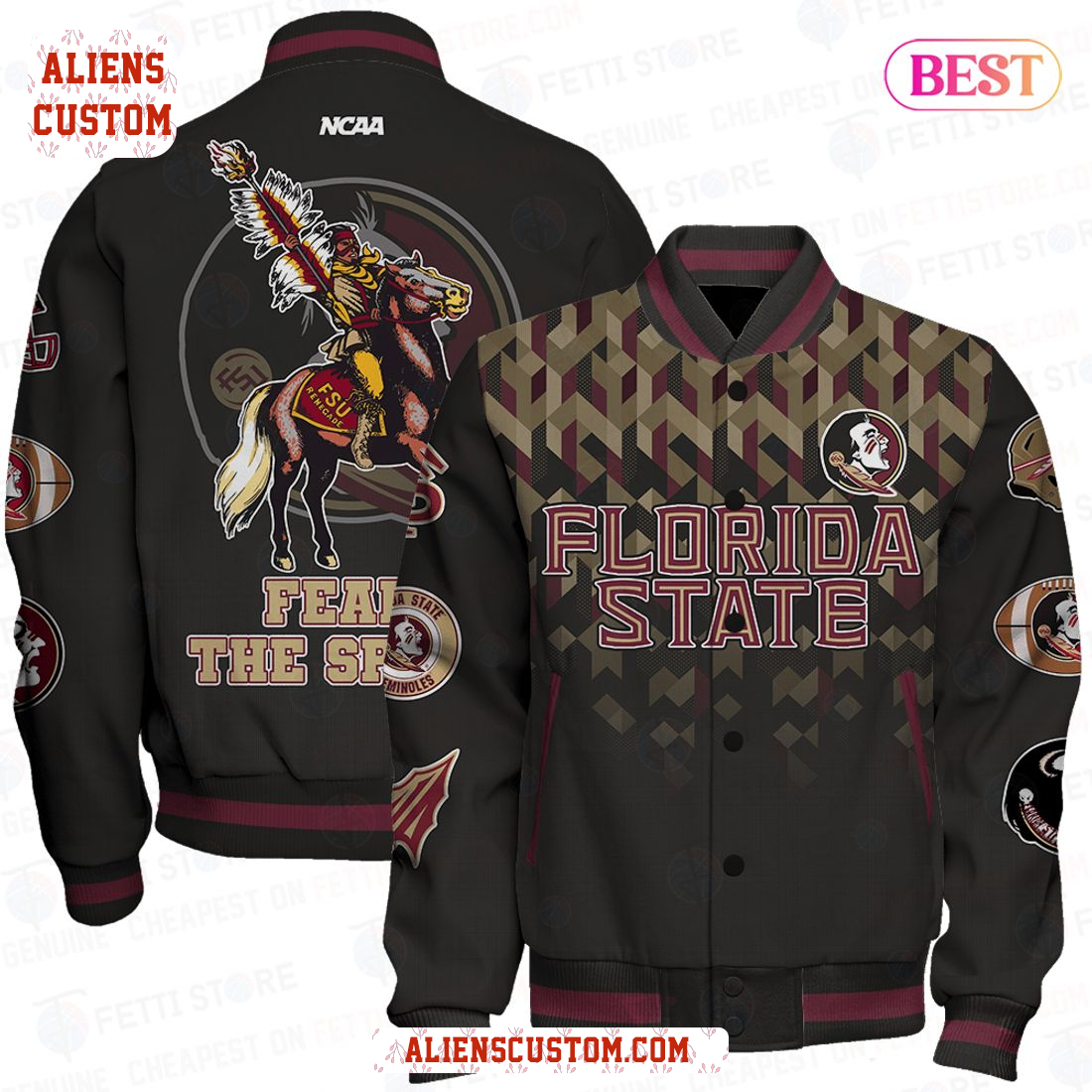 Alienscustom - HOT TREND Florida State NCAA Division Football Varsity Jacket