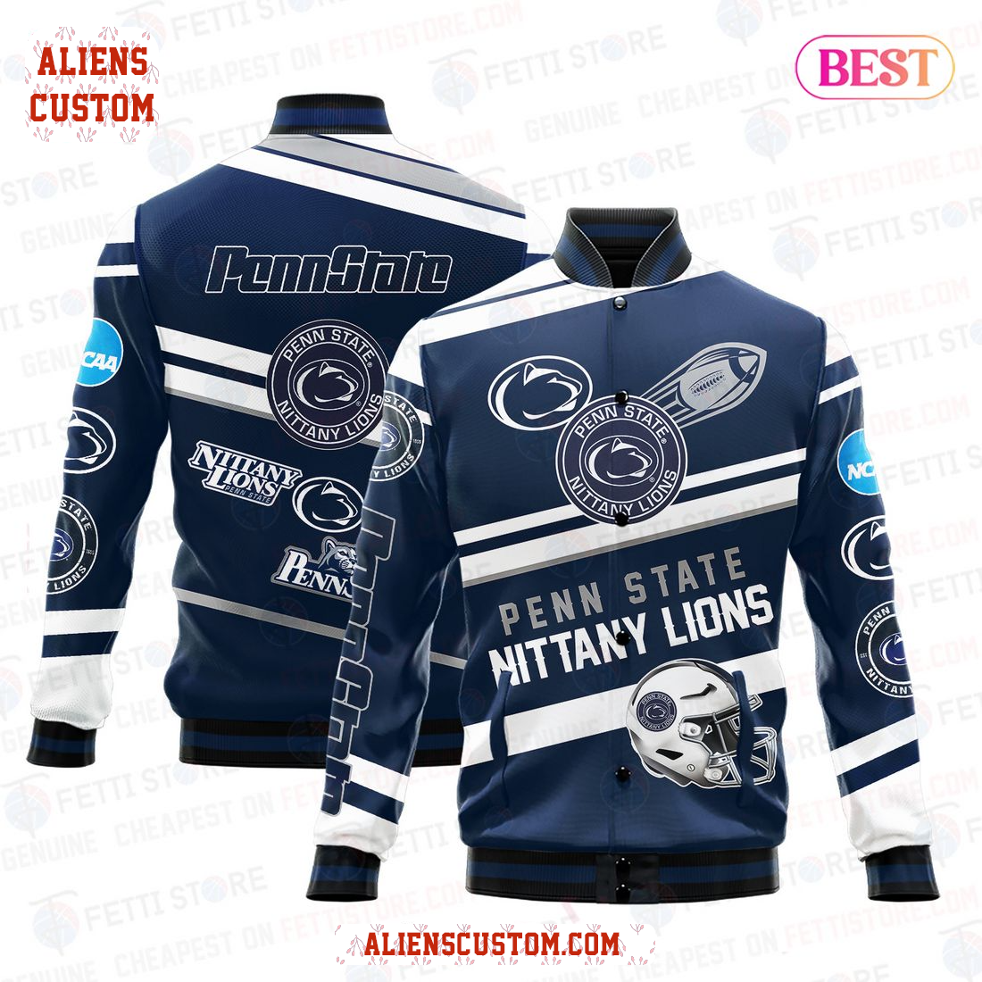 Alienscustom - HOT TREND Penn State Nittany Lions NCAA Division I Football Varsity Jacket