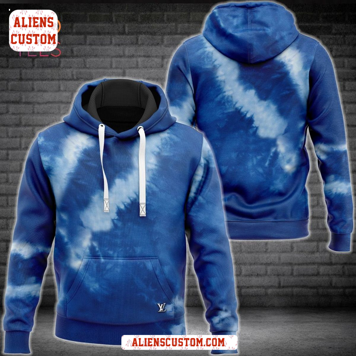 Alienscustom - Louis Vuitton Blue Sky Luxury Brand Hoodie Pants