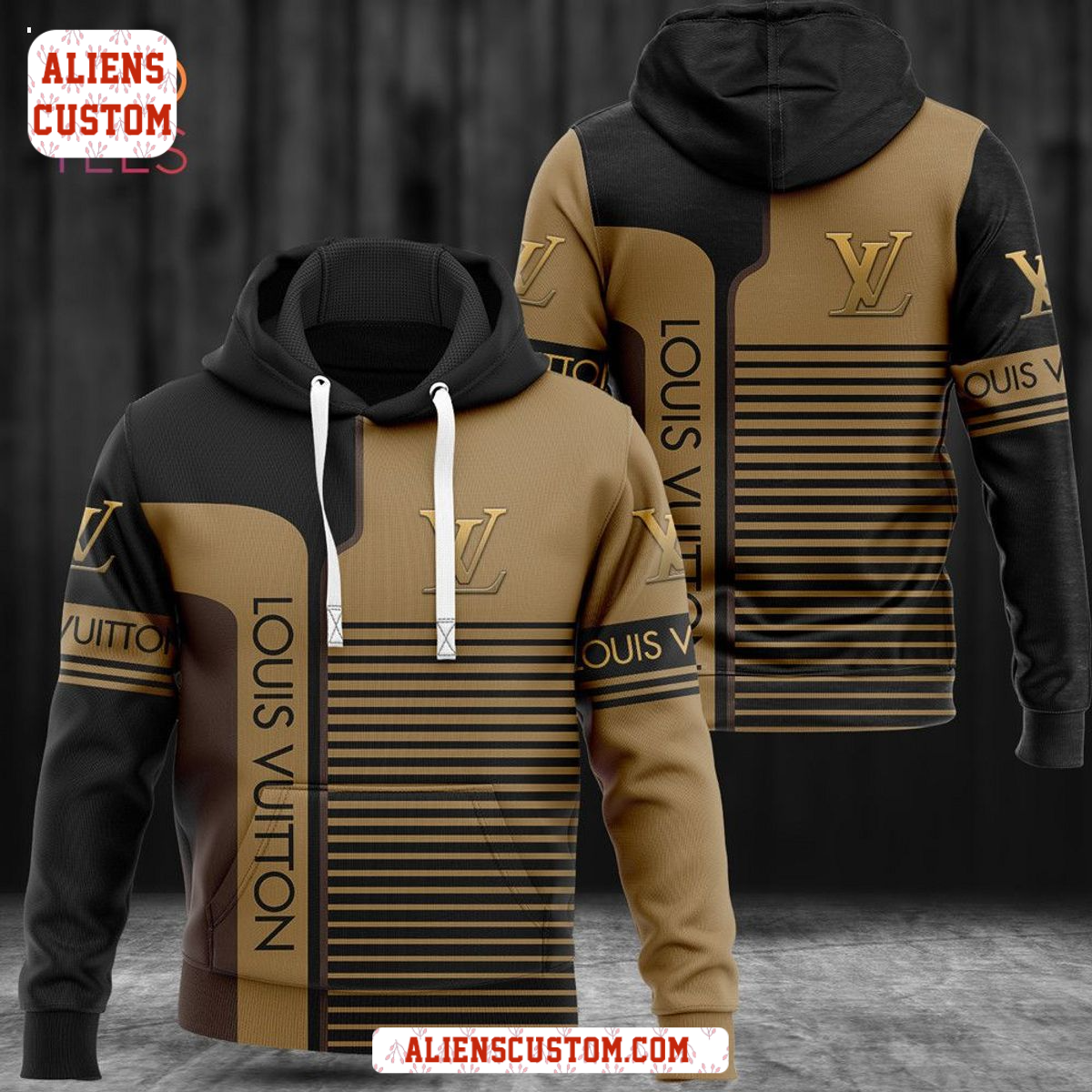 Alienscustom - Louis Vuitton Luxury Brand Hoodie And Pants