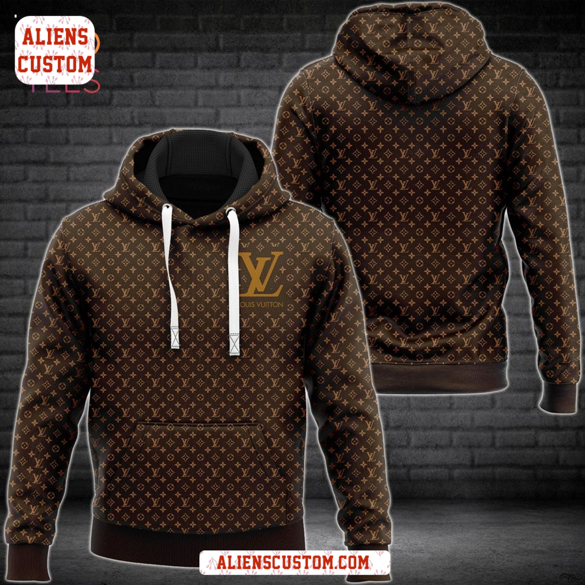 Alienscustom - Louis Vuitton Luxury Brand Hoodie Pants