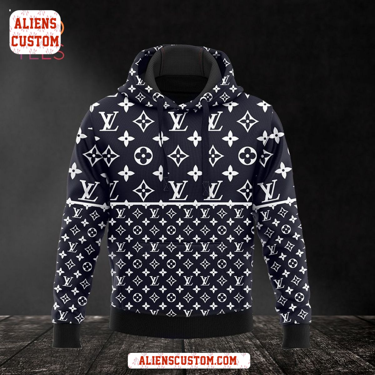 Alienscustom - Louis Vuitton Luxury Brand Hoodie Pants Pod Design