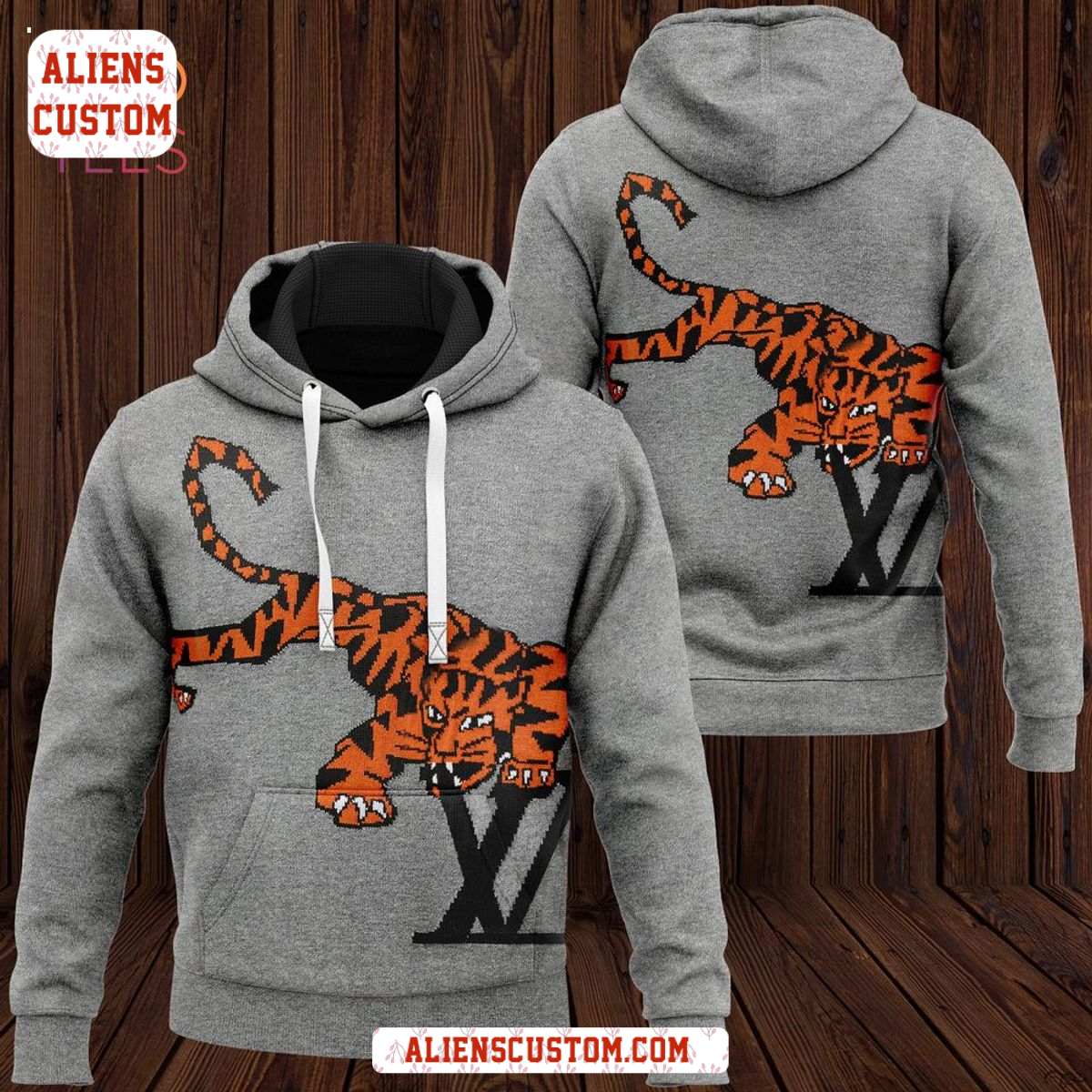 Alienscustom - Louis Vuitton Tiger Luxury Brand Hoodie Pants