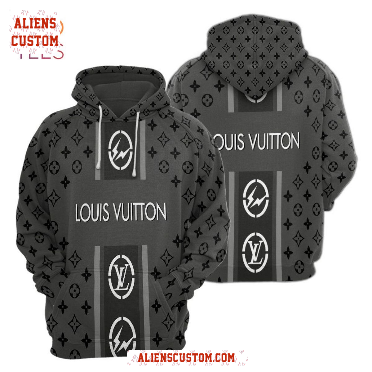 Alienscustom - NEW Louis Vuitton Luxury Brand Hoodie And Pants Pod Design
