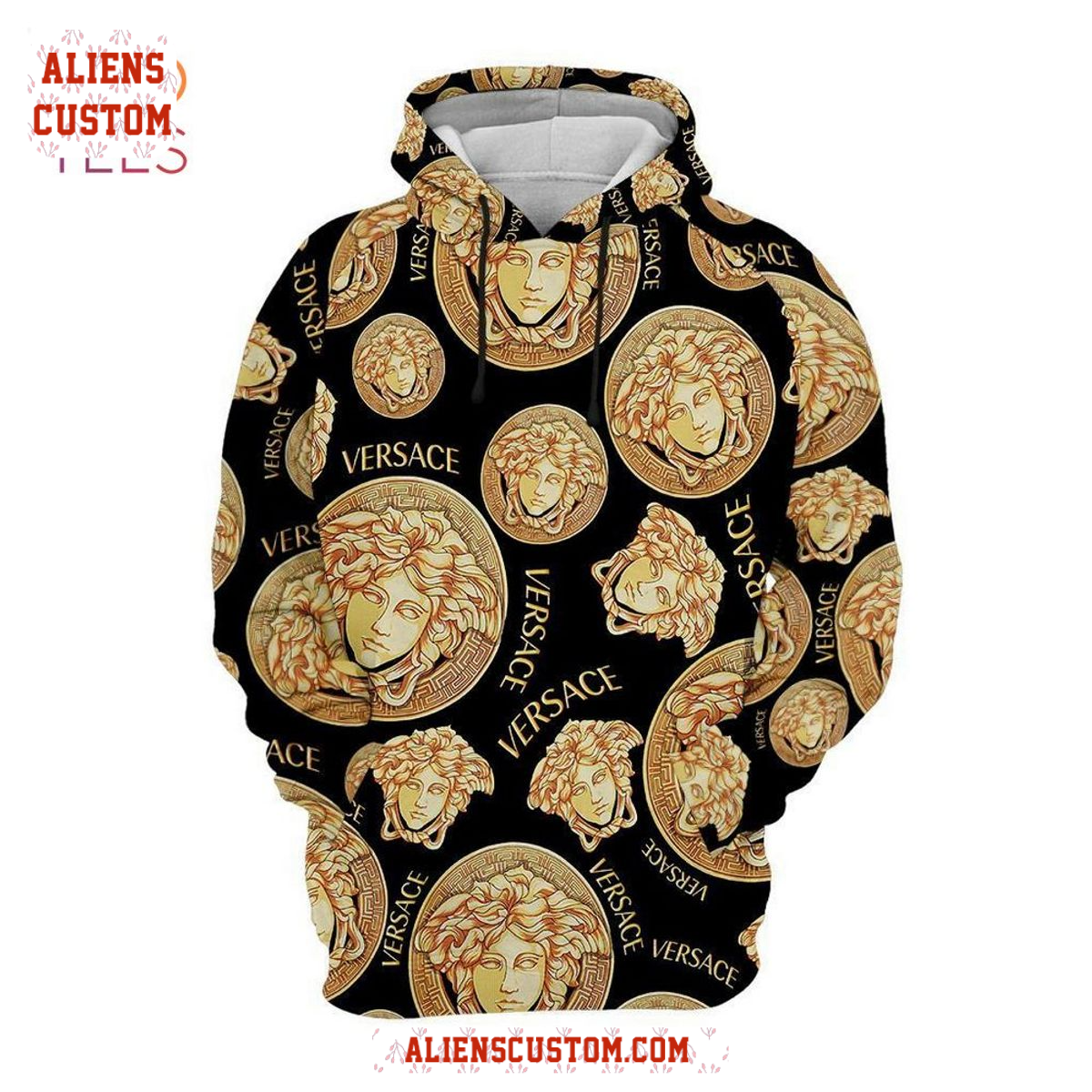 Alienscustom - NEW Versace Luxury Brand Hoodie Pants All Over Printed