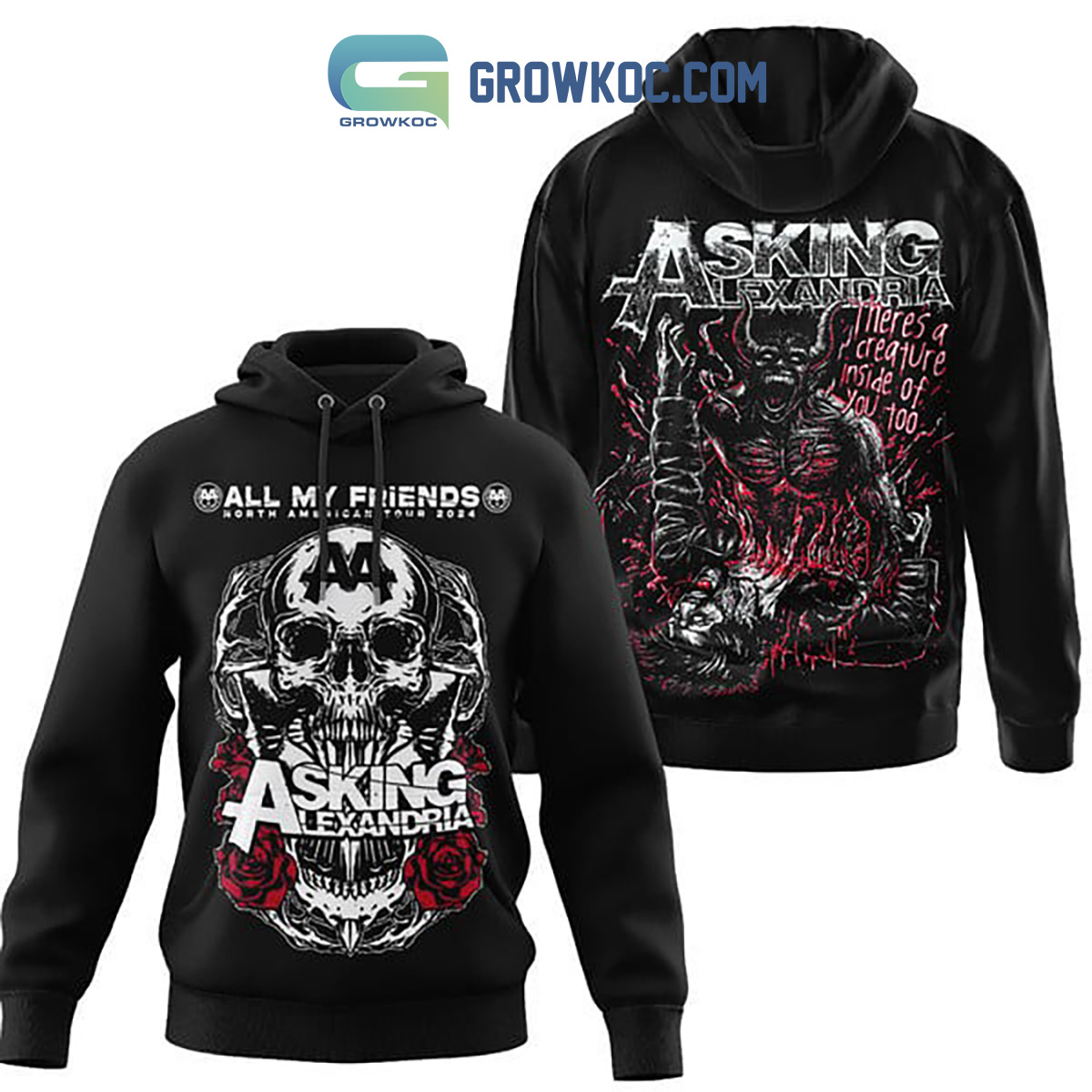 Asking Alexandria There Is A Creature Inside Of You Too Hoodie Shirt