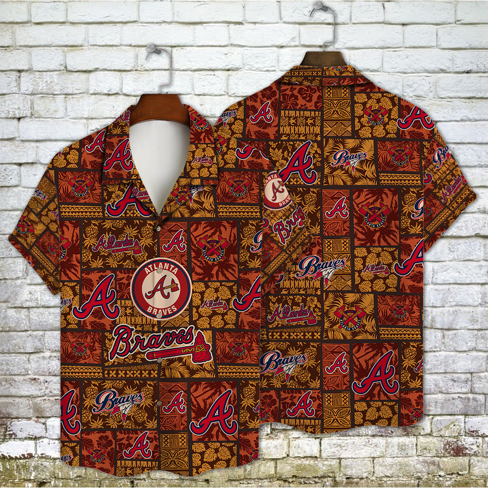 Atlanta Braves Major League Baseball 3D Print Hawaiian Shirt SH1ML V10