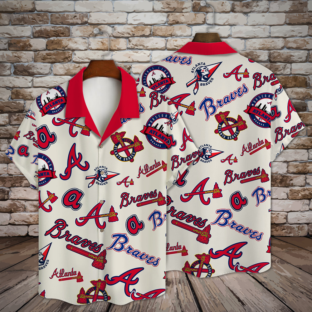 Atlanta Braves Major League Baseball 3D Print Hawaiian Shirt SH1ML V12